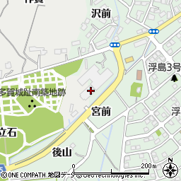 宮城県多賀城市浮島宮前133周辺の地図