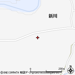 宮城県仙台市青葉区新川北野尻44周辺の地図