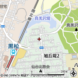 システムパーク黒松駅前駐車場周辺の地図
