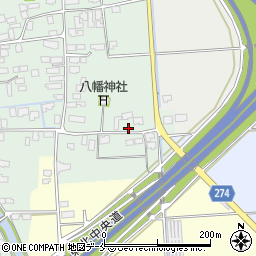 山形県山形市中野1906-3周辺の地図