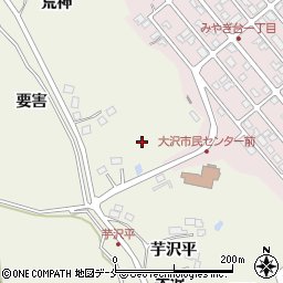 宮城県仙台市青葉区芋沢要害周辺の地図