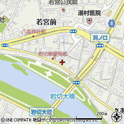岩井商店周辺の地図