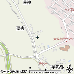 宮城県仙台市青葉区芋沢要害45周辺の地図