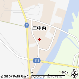 山形県西村山郡朝日町三中丙56周辺の地図