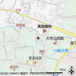 山形県東村山郡山辺町大寺390-8周辺の地図