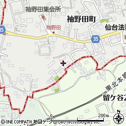 宮城県塩竈市袖野田町11周辺の地図