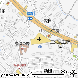 東京インテリア家具仙台泉店周辺の地図