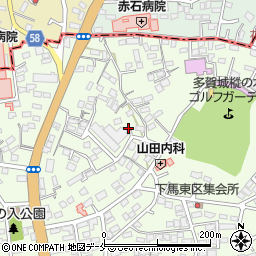 台山公園周辺の地図