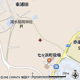 七ヶ浜町役場　政策課周辺の地図