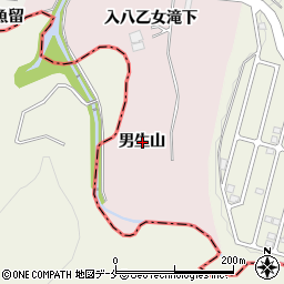 宮城県仙台市泉区実沢男生山周辺の地図