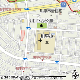 仙台市役所　青葉区児童館川平マイスクール児童館周辺の地図