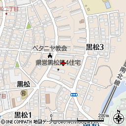 黒松第二公社住宅１９号棟周辺の地図