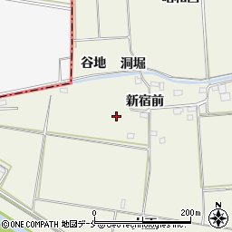 宮城県仙台市宮城野区岩切新宿前周辺の地図