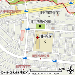 仙台市立川平小学校周辺の地図