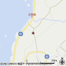 新潟県佐渡市北鵜島494周辺の地図