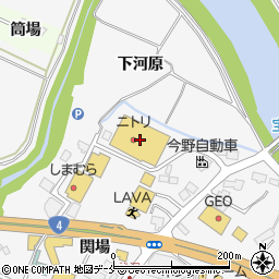 ニトリ仙台松森店周辺の地図