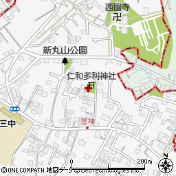 笠神公民館周辺の地図