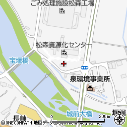 仙台市　ペット斎場周辺の地図
