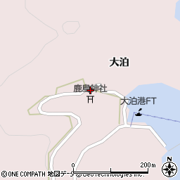 宮城県石巻市田代浜大泊61周辺の地図