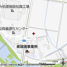 宮城県仙台市泉区松森城前周辺の地図