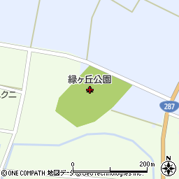 緑ヶ丘公園周辺の地図