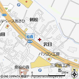 宮城県仙台市泉区松森刺松69周辺の地図