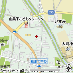 山形県山形市中野188周辺の地図