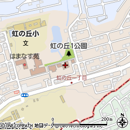 仙台市虹の丘児童センター周辺の地図