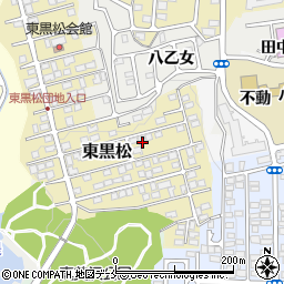 宮城県仙台市泉区東黒松周辺の地図