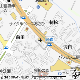 宮城県仙台市泉区松森中道86周辺の地図