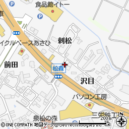 株式会社南光台金物　松森店周辺の地図