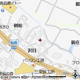 宮城県仙台市泉区松森刺松58周辺の地図