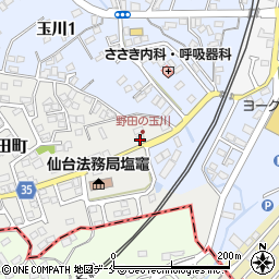 宮城県塩竈市袖野田町31周辺の地図