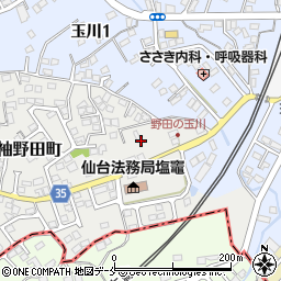 宮城県塩竈市袖野田町32周辺の地図