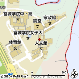 宮城学院女子大学周辺の地図