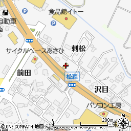 宮城県仙台市泉区松森刺松5周辺の地図