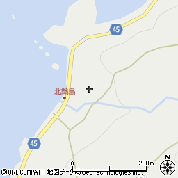 新潟県佐渡市北鵜島545周辺の地図
