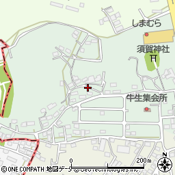 宮城県塩竈市牛生町周辺の地図