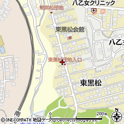 宮城県仙台市泉区東黒松24-3周辺の地図