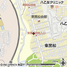 宮城県仙台市泉区東黒松24周辺の地図