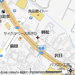 宮城県仙台市泉区松森中道81周辺の地図