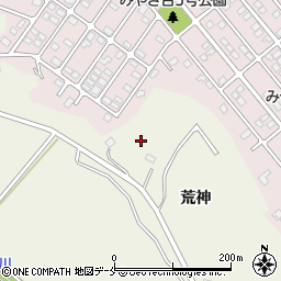 宮城県仙台市青葉区芋沢荒神周辺の地図