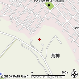 宮城県仙台市青葉区芋沢（荒神）周辺の地図