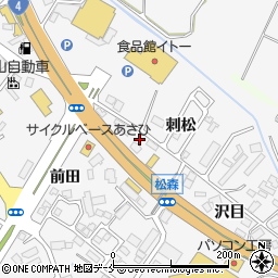 宮城県仙台市泉区松森中道79周辺の地図