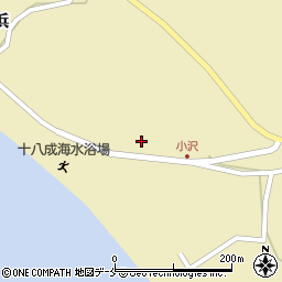 宮城県石巻市十八成浜葉ノ木沢周辺の地図