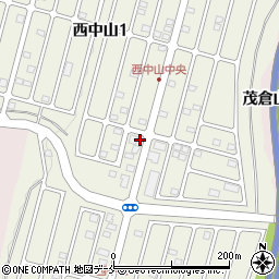 宮城県仙台市泉区西中山周辺の地図