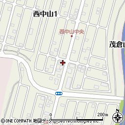 宮城県仙台市泉区西中山周辺の地図