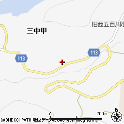 山形県西村山郡朝日町三中261周辺の地図