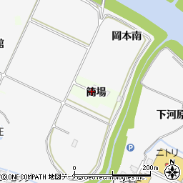 宮城県仙台市泉区市名坂（筒場）周辺の地図