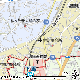 公文錦町教室周辺の地図